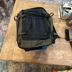 Olive and Black Men's Backpack